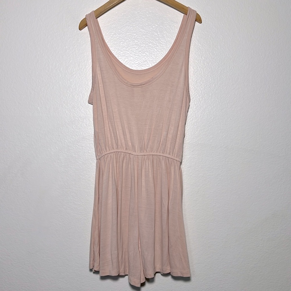 H&M Pink Basic Sleeveless Romper Size S
